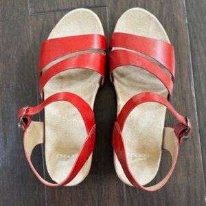 Dansko - Red Sandals - NWOT - Size 39